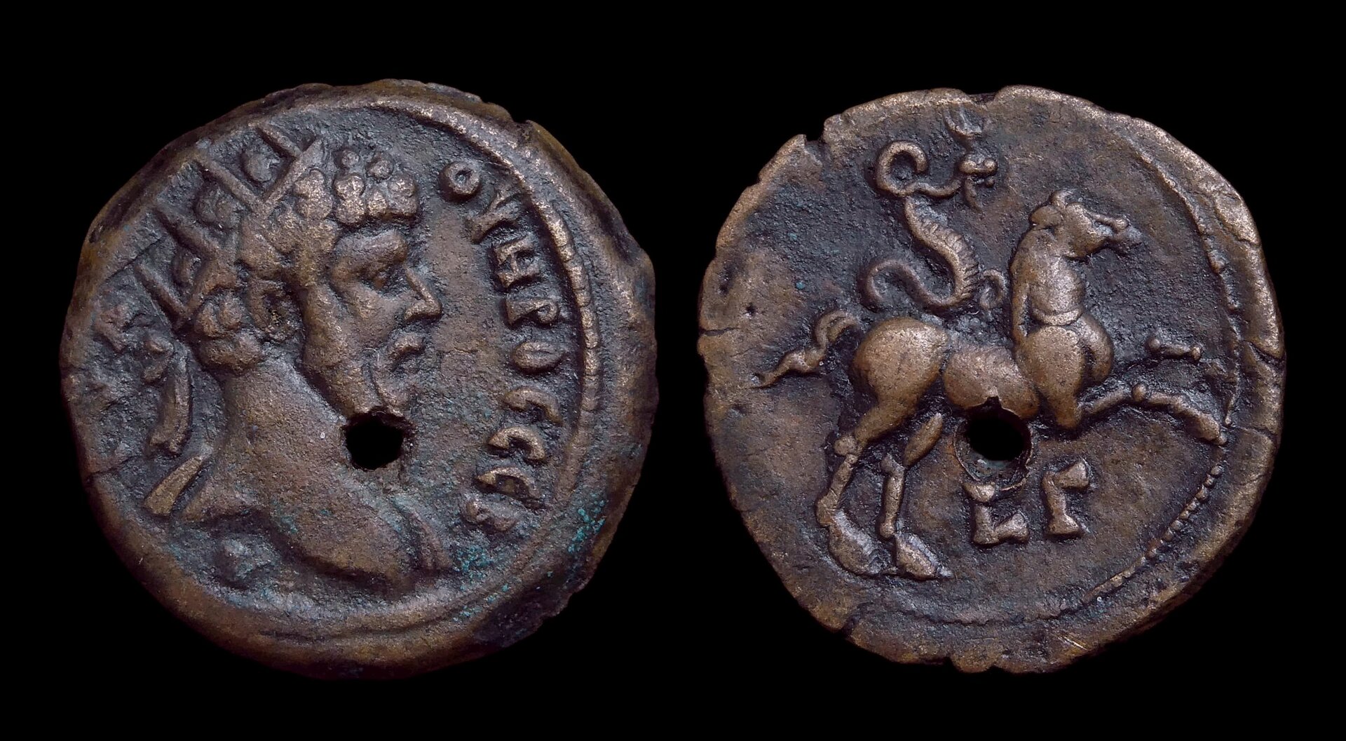 01 Lucius Verius - Diobol Alexandria Snake Cowboy 4230b.jpg