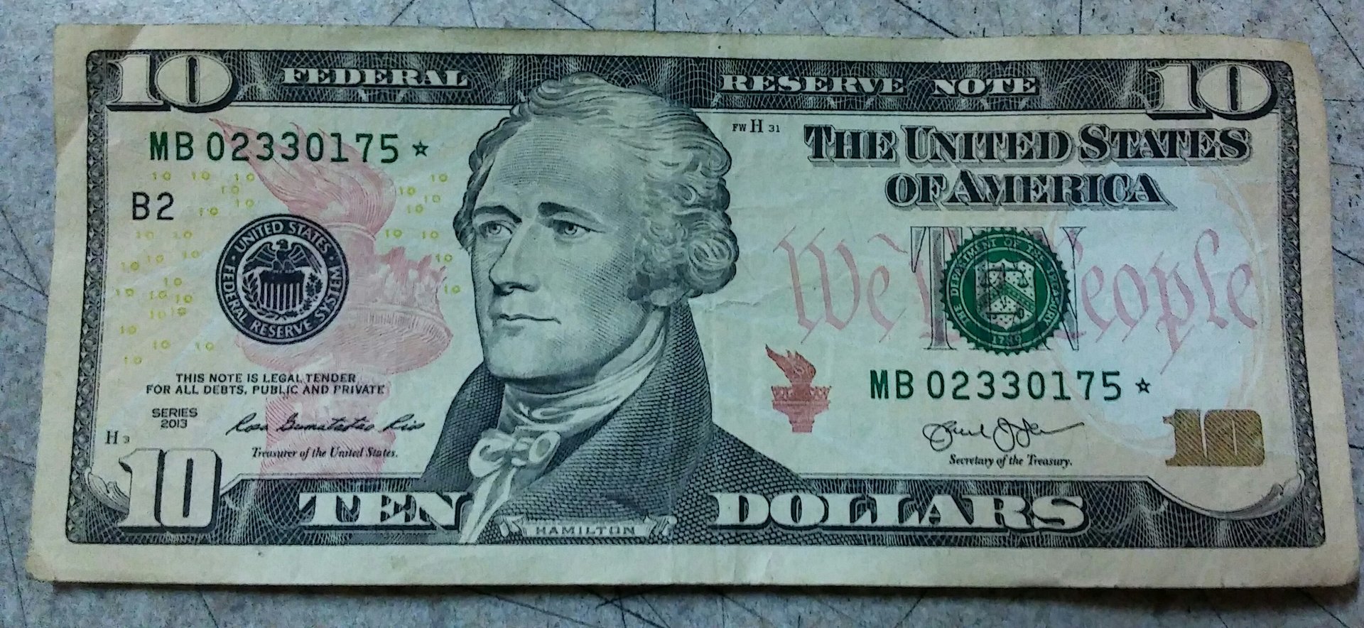 2013 ten dollar star note | Coin Talk