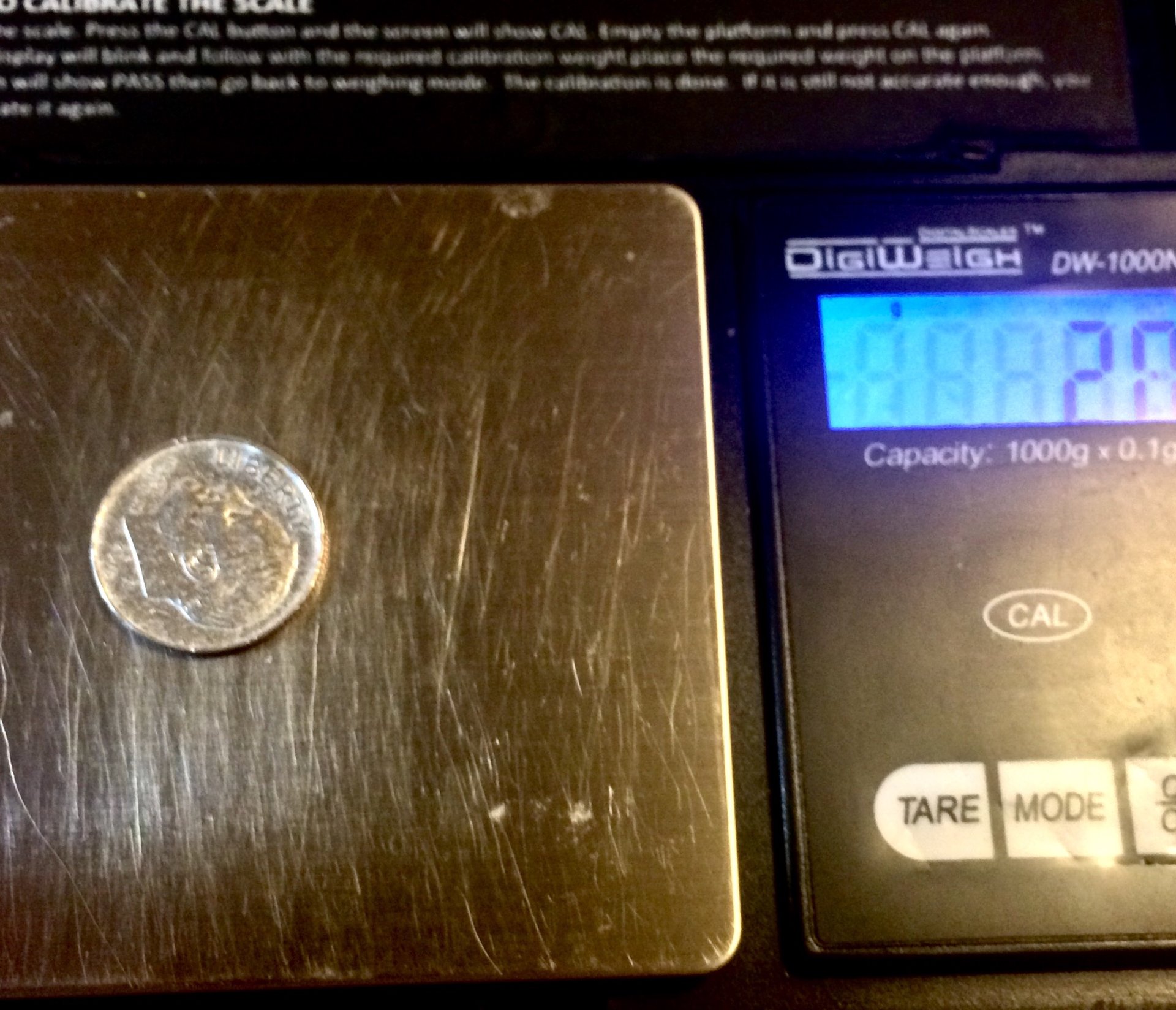 How Much A Dime Weigh