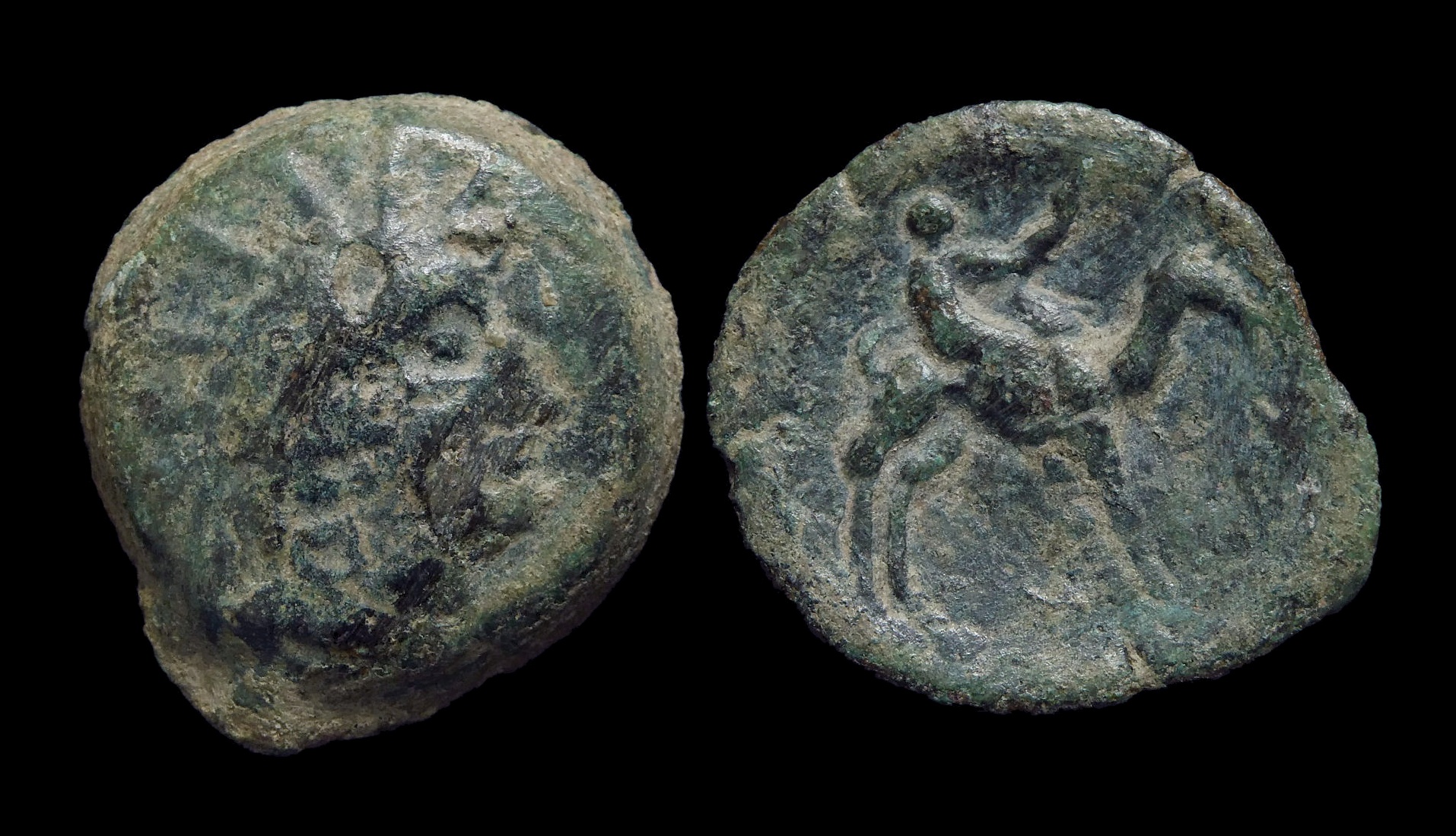 07 MESOPOTAMIA Adiabene Natounia - AE22 Arsu Camel Rider 4193.JPG