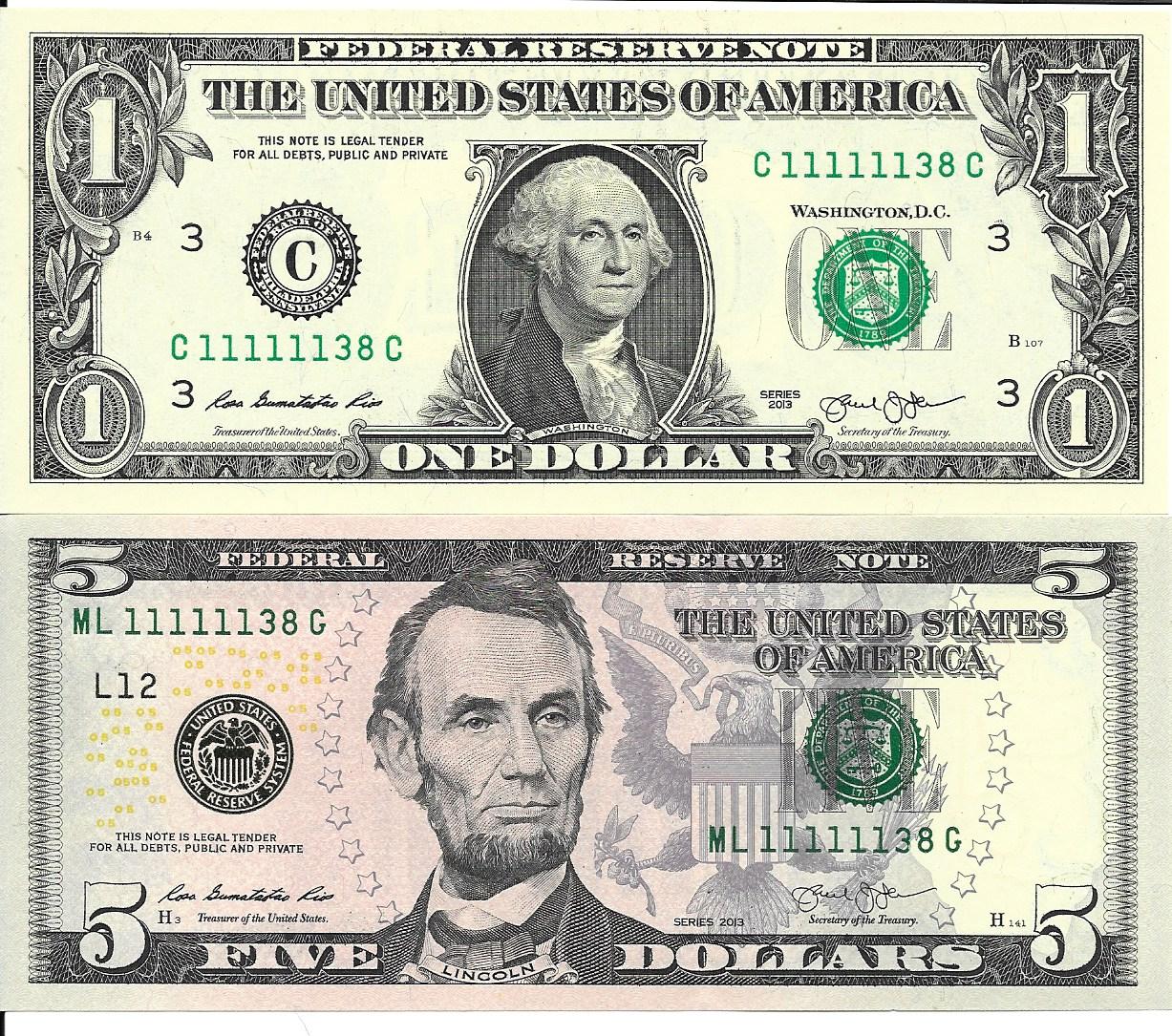 $1 & $5 serial# 11111138.jpg