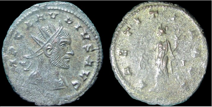 (1) CLAUDIUS II (Gothicus)-Latitia RIC Vi. Siscia 181 Antoninianus AE21mm.,4.22gm.jpg