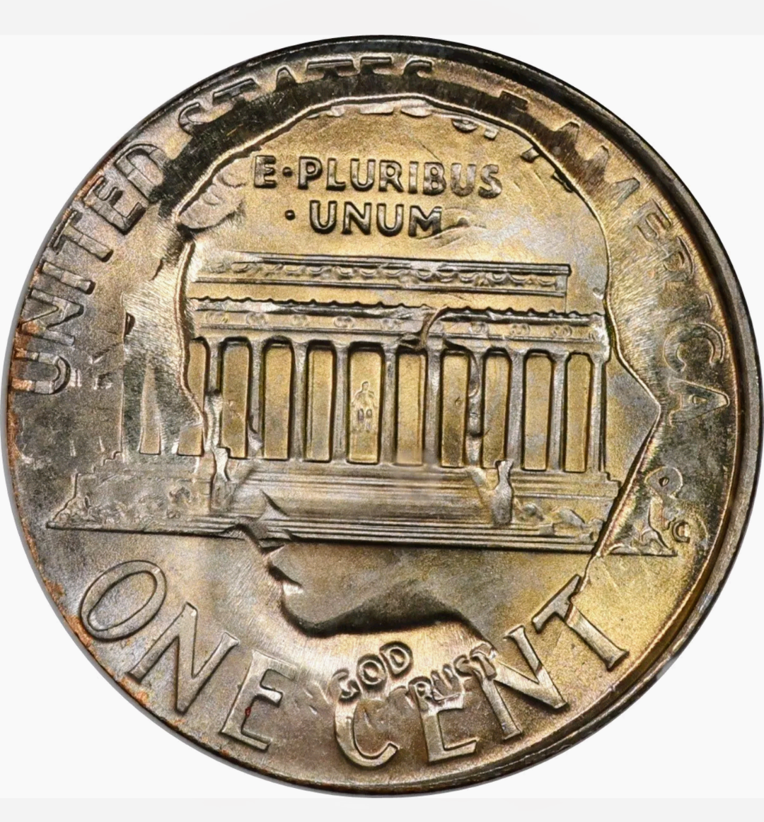 1964 Off Center Half Penny Over Dime Coin Talk