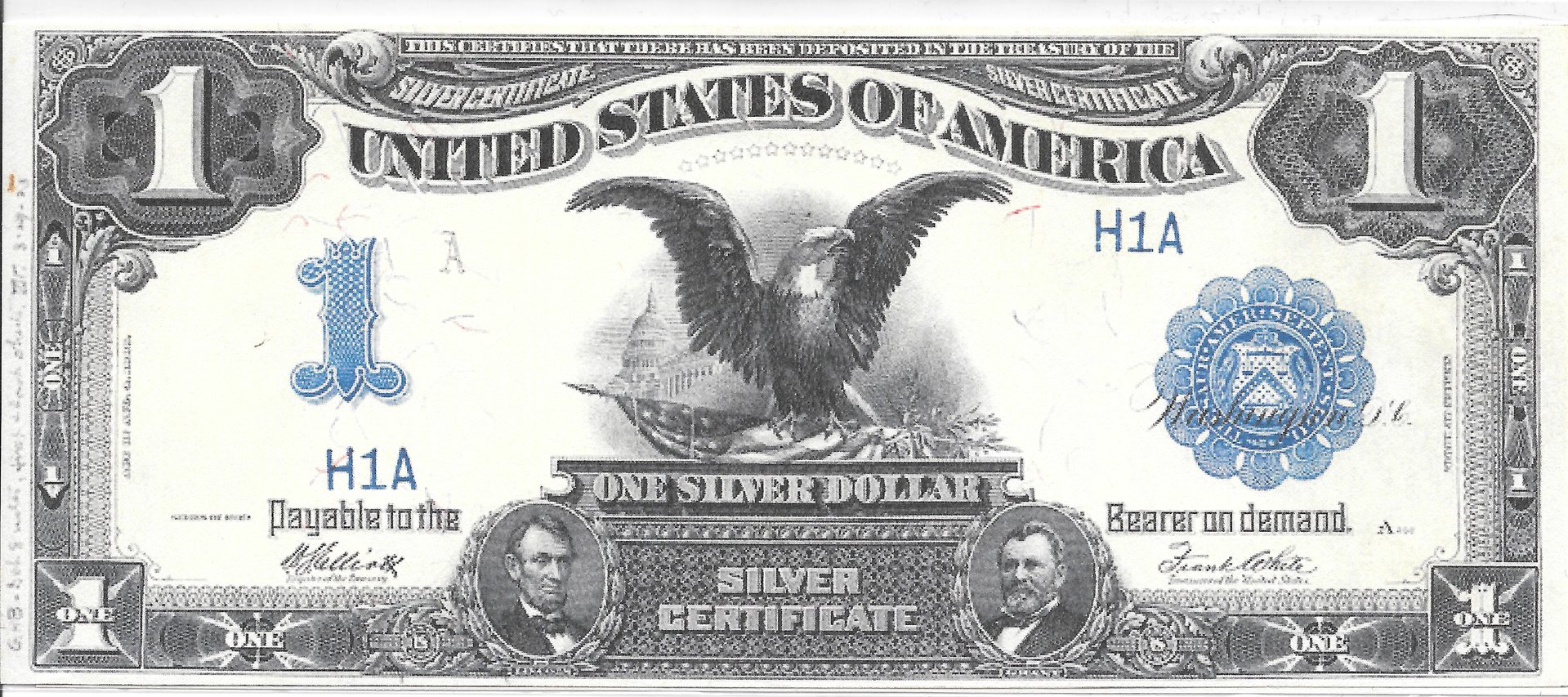 Us currency. Банкнота 1 доллар США. 1 Доллар 1899. Бумажные американские доллары. Американская купюра 1 доллар.