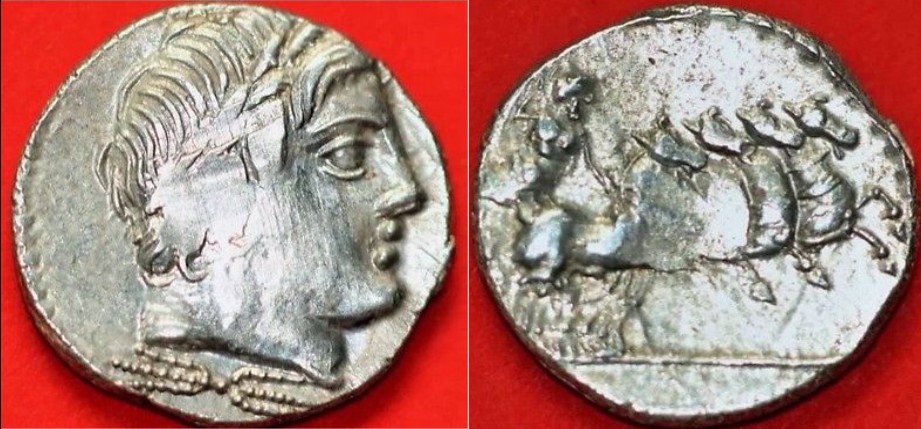 (1) Silver Very Rare Coinage Mint Gargonius In Rome 86 BC (1c).jpg