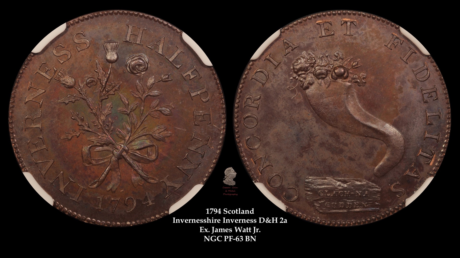 10. 1794 Scotland Half Penny Invernesshire Inverness Bronzed Proof D&H 2a Ex. Watt.jpg