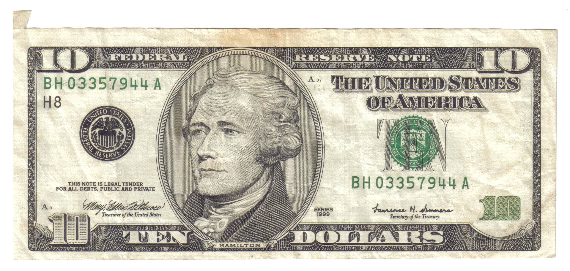 Ten Dollar Bill | Coin Talk