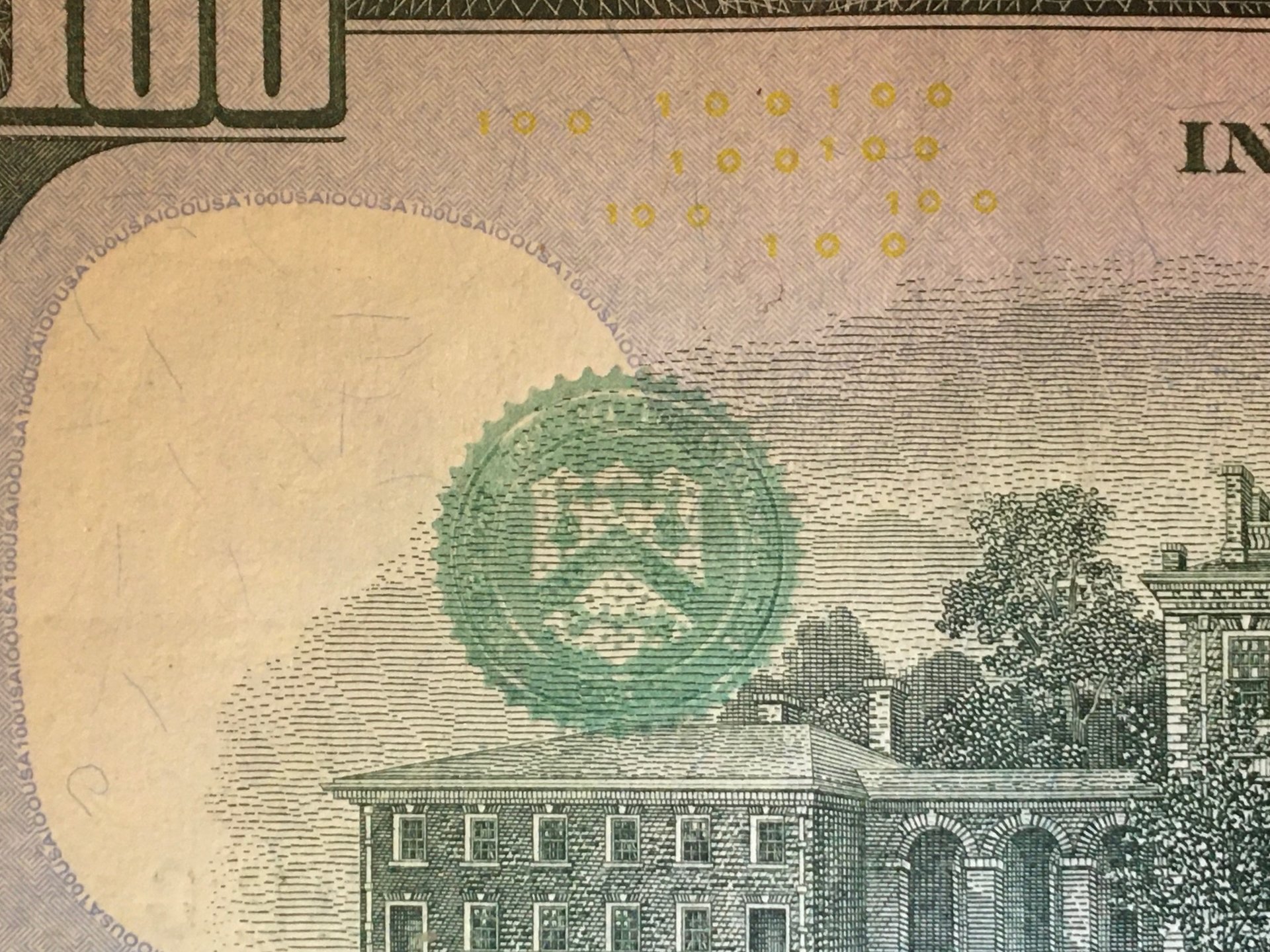 $100 Treasury Seal Ink Bleed.jpg