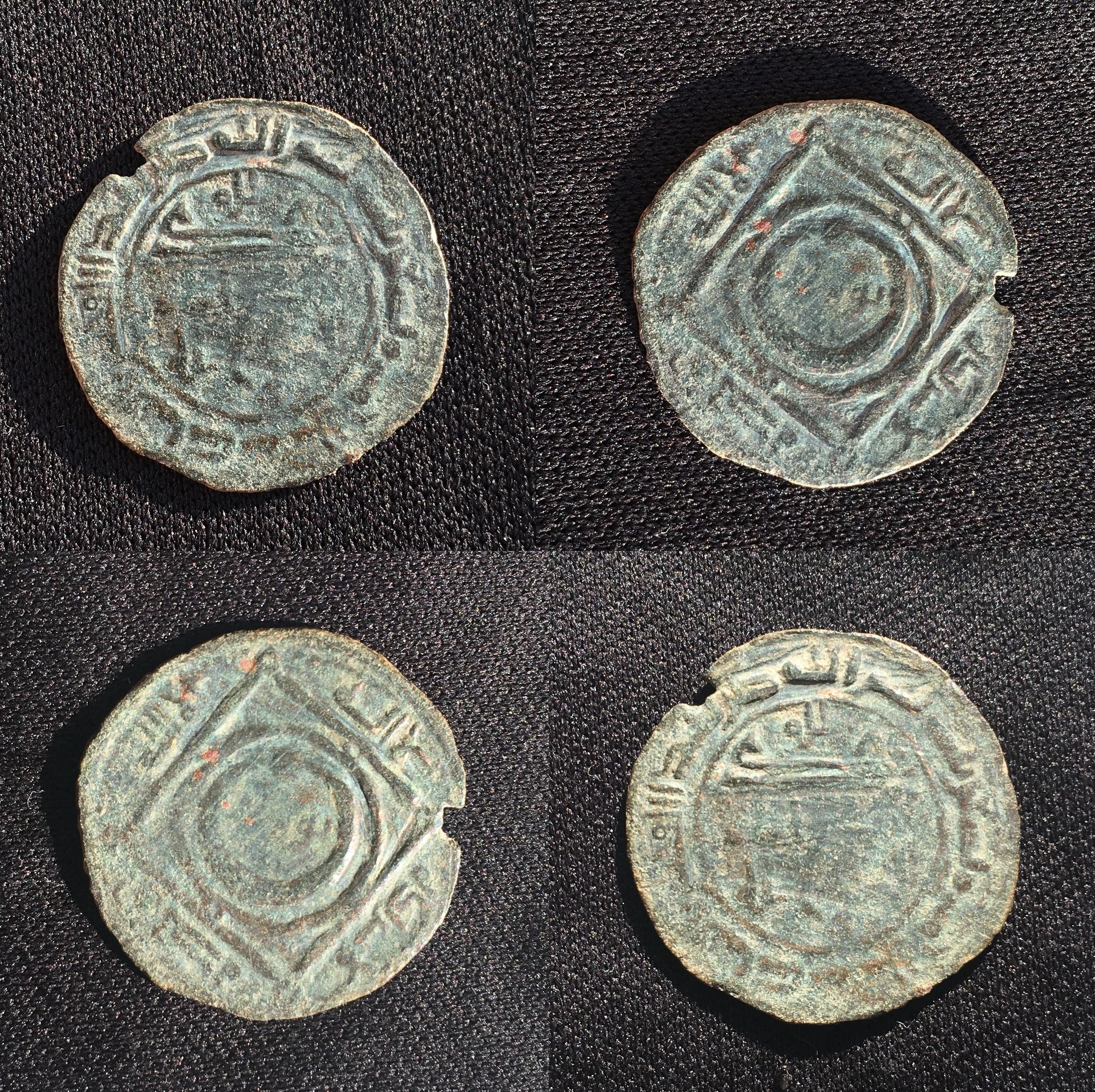 1005 CE (395 AH) AE Fals Yusuf ibn 'Abd Allah al-Shash Mint Album# 3306A 2.22g Combined.jpg