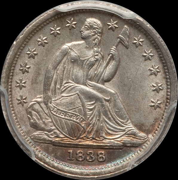 10c 1838 No Drape Lg Stars Obv CU MS63 PCGS 600x600.jpg