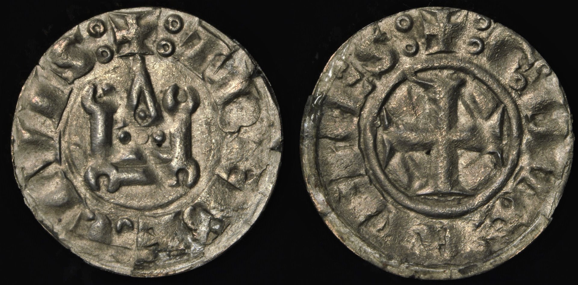 [111] Thebe (Billon denier tournois, 1280 - 1294).jpg