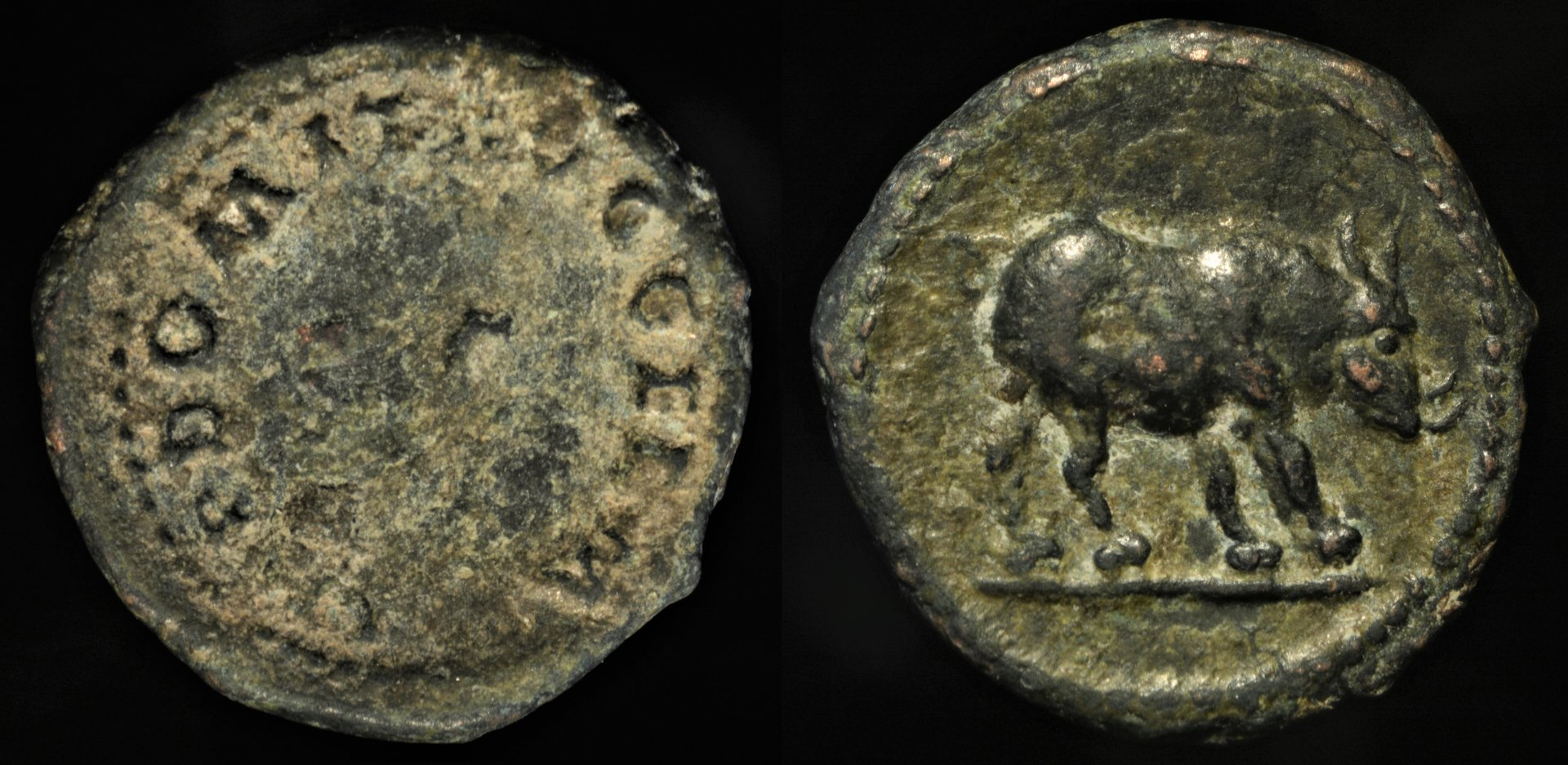 [11140] Domitian -  (AE Quadrans, 84-85 AD).jpg