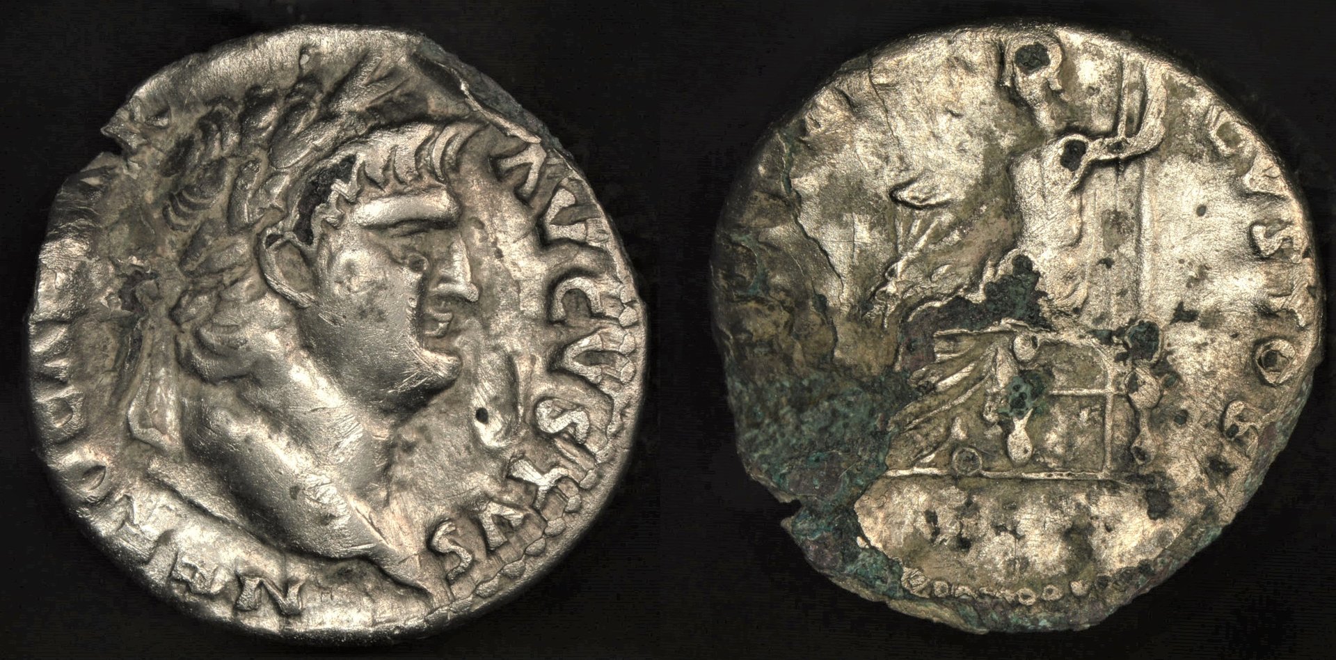 [1144] Nero - Rome, Italy (Fourree AR denarius, 64-65 AD)(cleaned).jpg