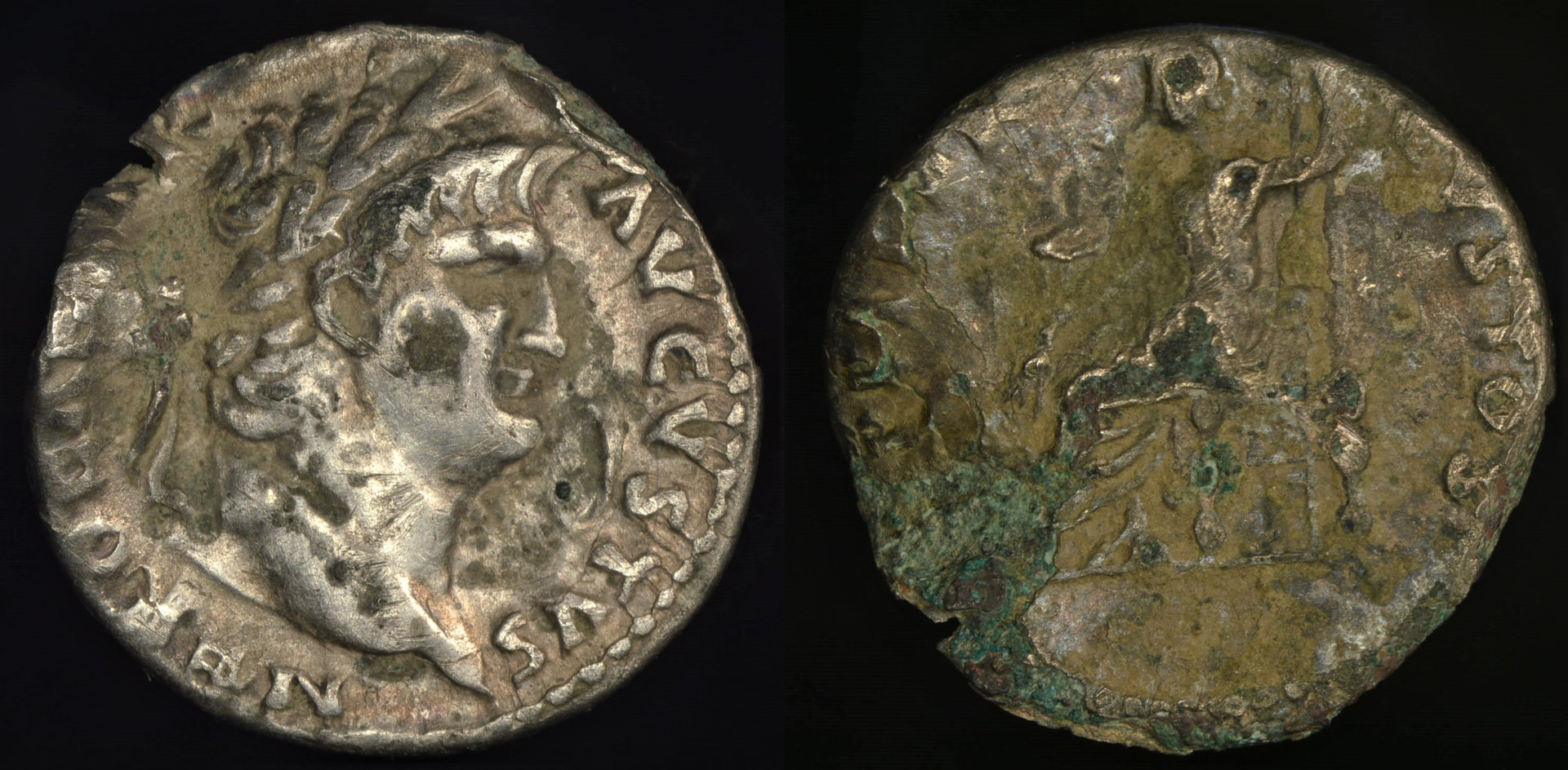 [1144] Nero - Rome, Italy (Fourree AR denarius, 64-65 AD) (uncleaned).jpg
