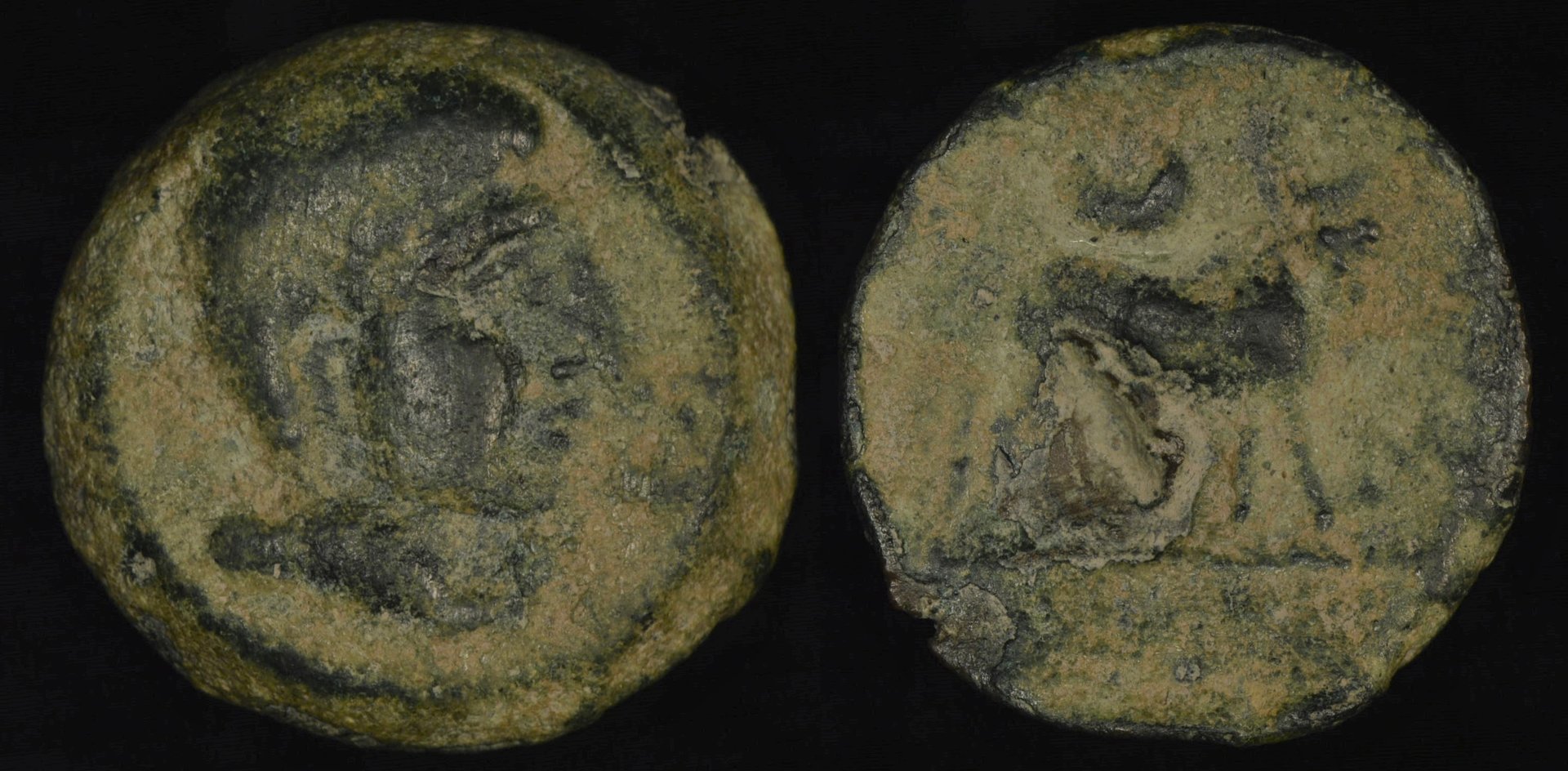 [1166] Iberocelts - Near Castillo, Iberia (current Spain) (AE semis, 200-100 BC).jpg