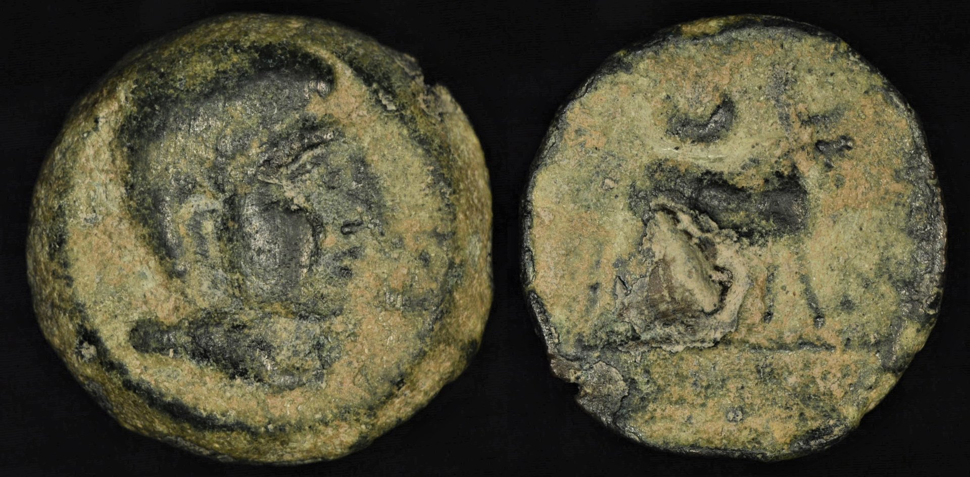 [1166] Iberocelts - Near Castillo, Iberia (current Spain) (AE semis, 200-100 BC).jpg