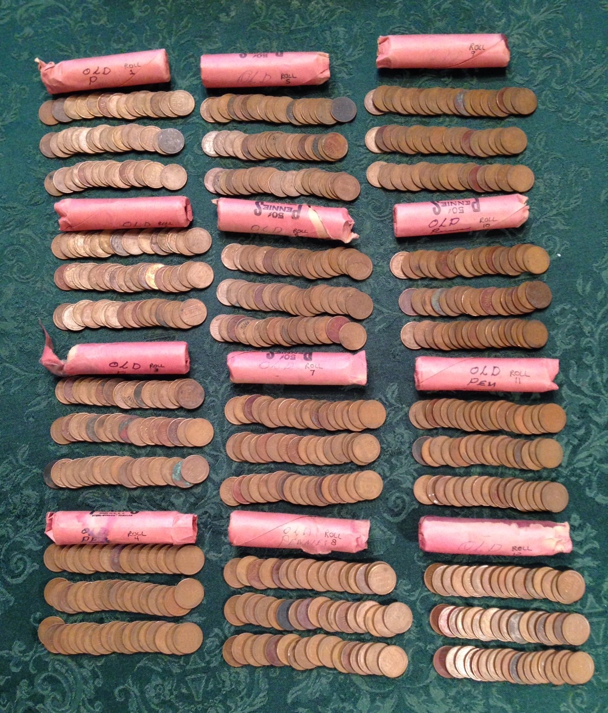12 Old Penny Rolls.jpg