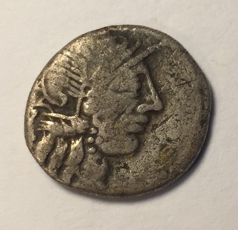 -123 BC Denarius C. Porcius Cato (RRC 274 1) a.JPG