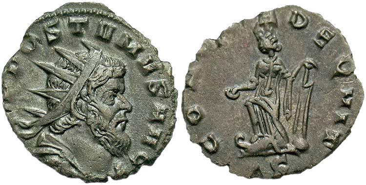 Fides publica on Hadrian's coin (Photo