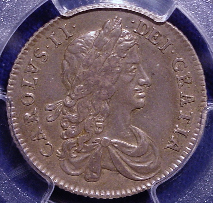 1663 Charles II Shilling O.jpg