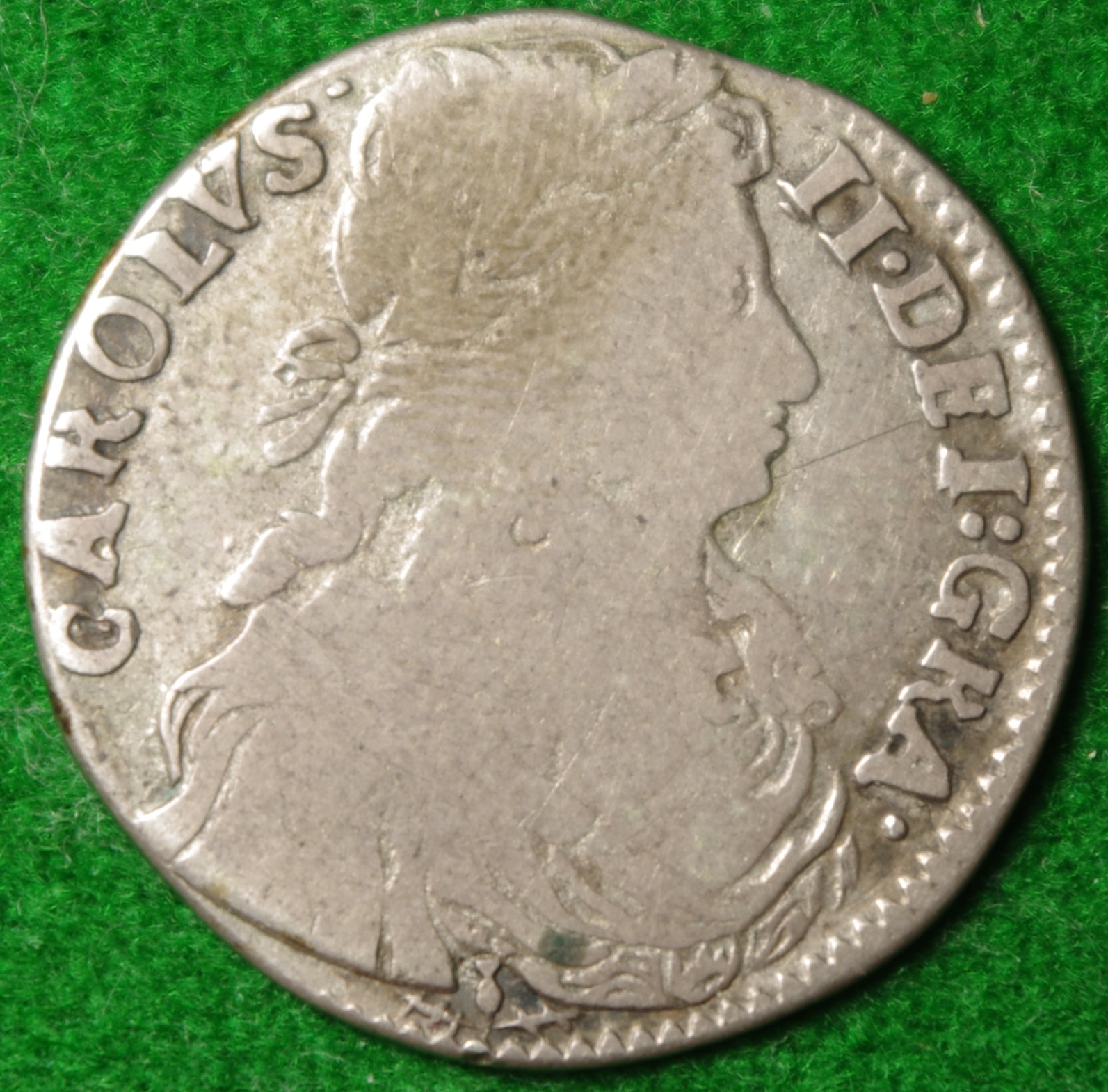 1673 Scottish Merk 2.JPG