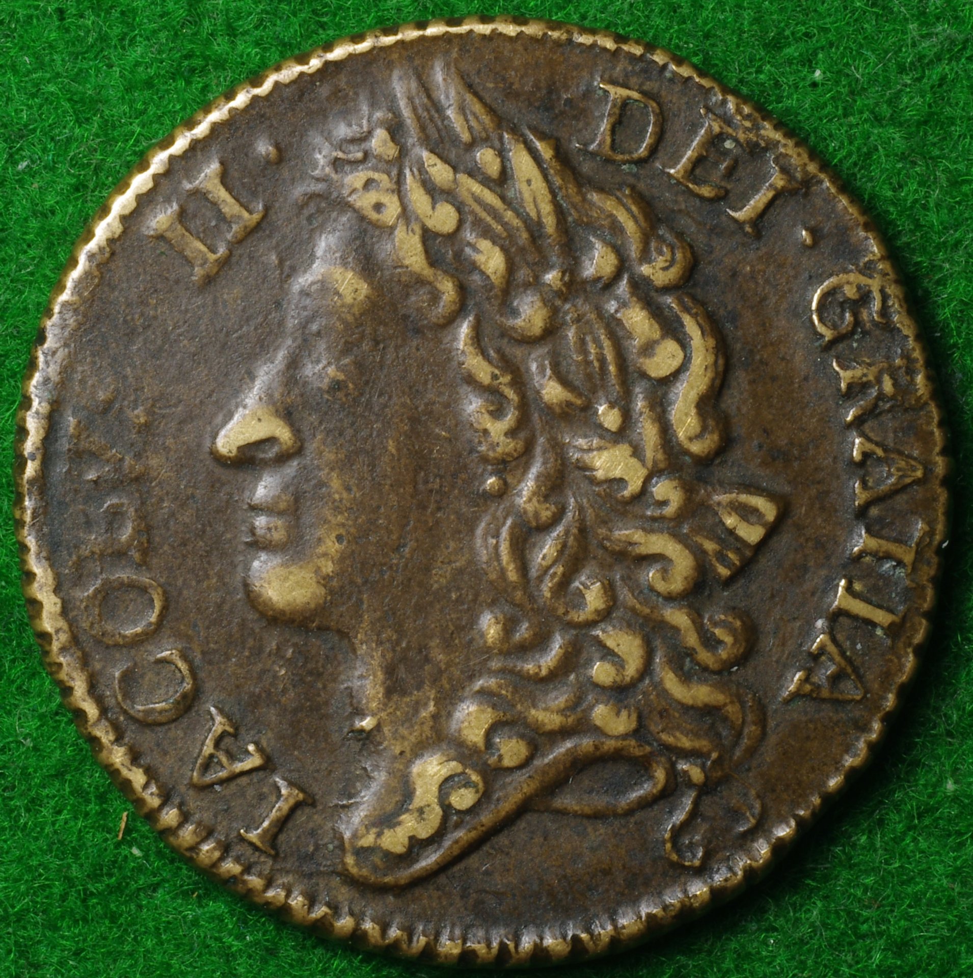 1689 Jan Gun Money Shilling 1.JPG
