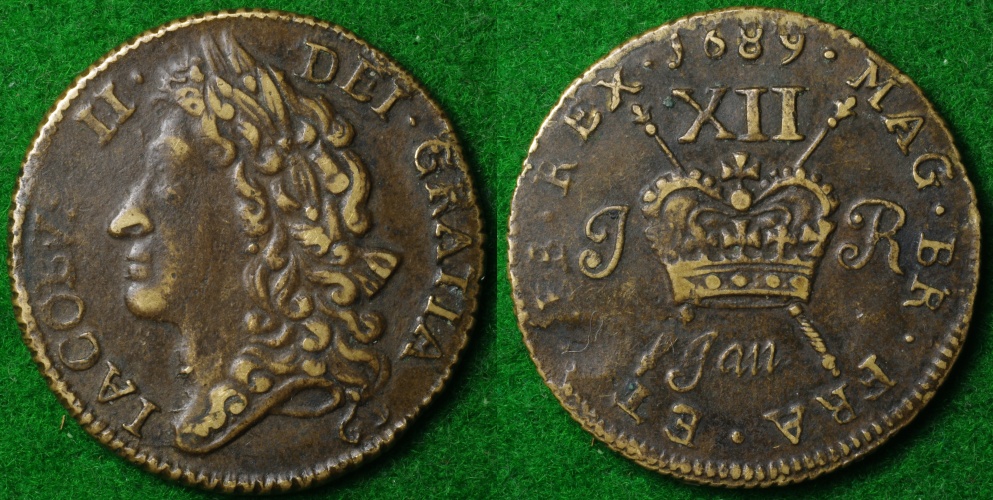 1689 Jan Gun Money Shilling 1-side.JPG