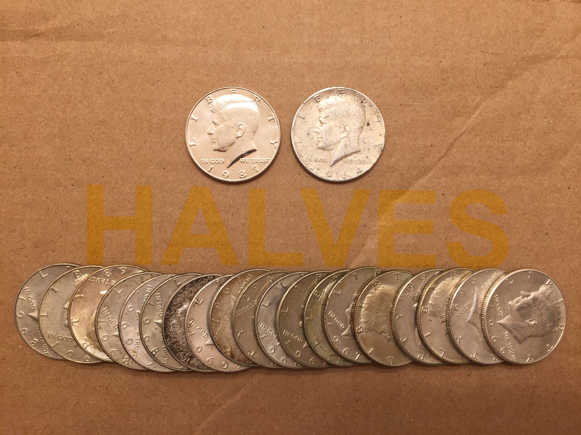 16FEB Half Dollar Finds.JPG