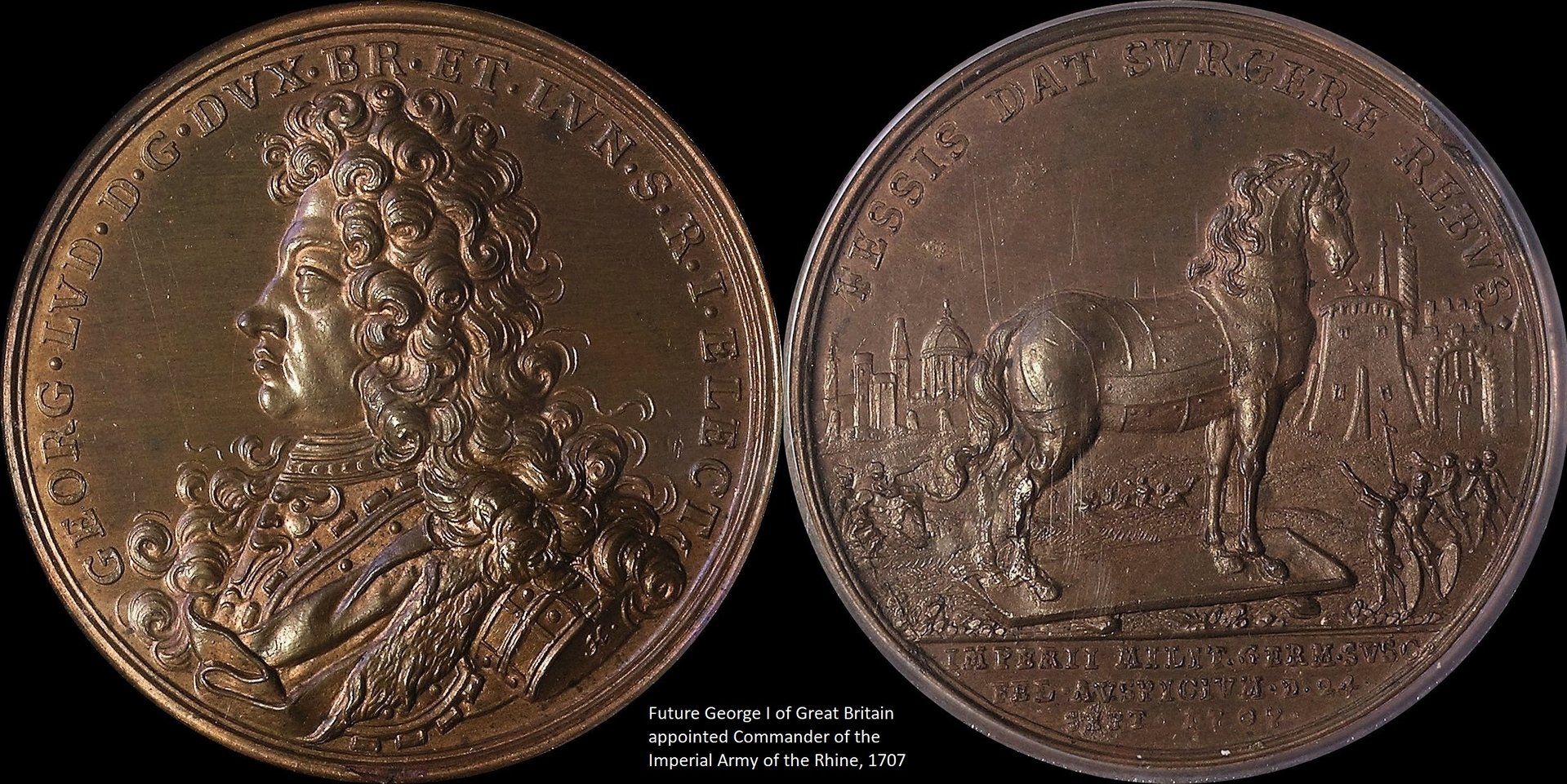 1707 Future George I given command.jpg