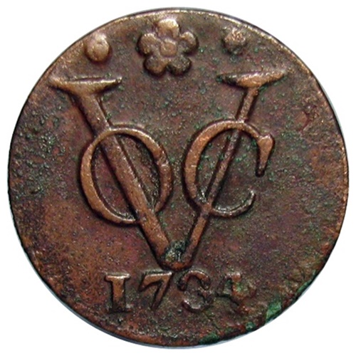 1734HollandVOCDuitNewYorkPennyOBV.jpg