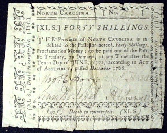 1768 forty shillings North Carolina obv..jpg