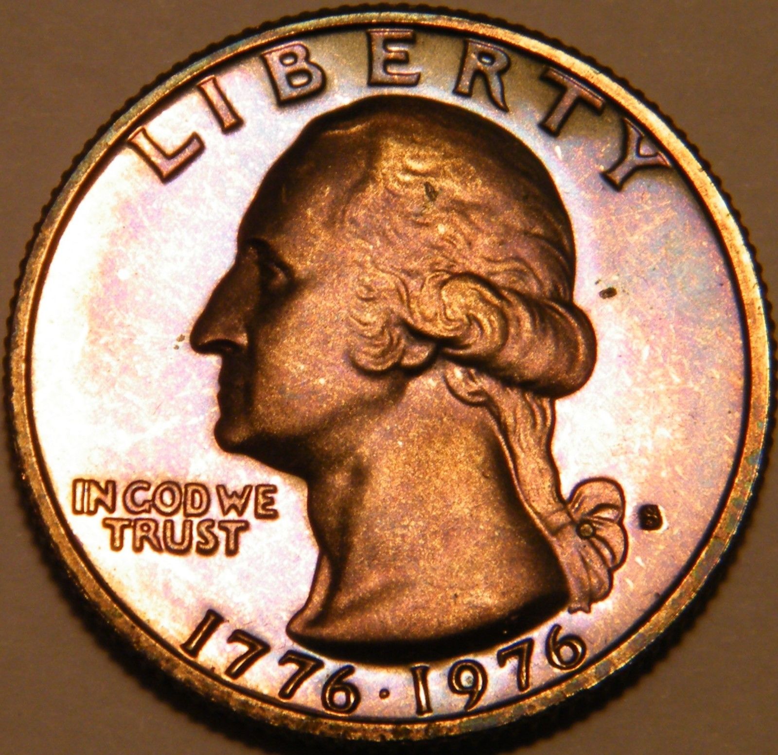 BICENTENNIAL 1976 /1776 toned Quarter | Coin Talk