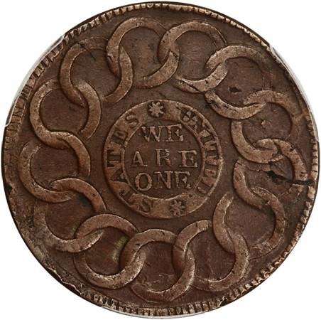 1787 Fugio Cent (PCGS XF40) Rev.jpg