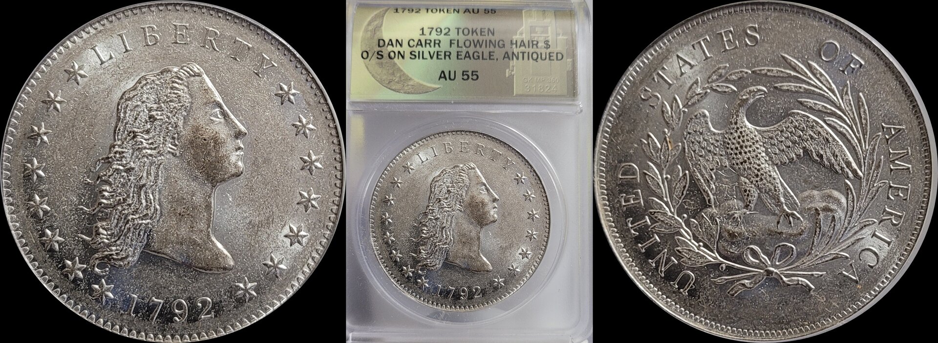 1792  Flowing Hair over-strike  AU55  Antiqued 1a-horz.jpg