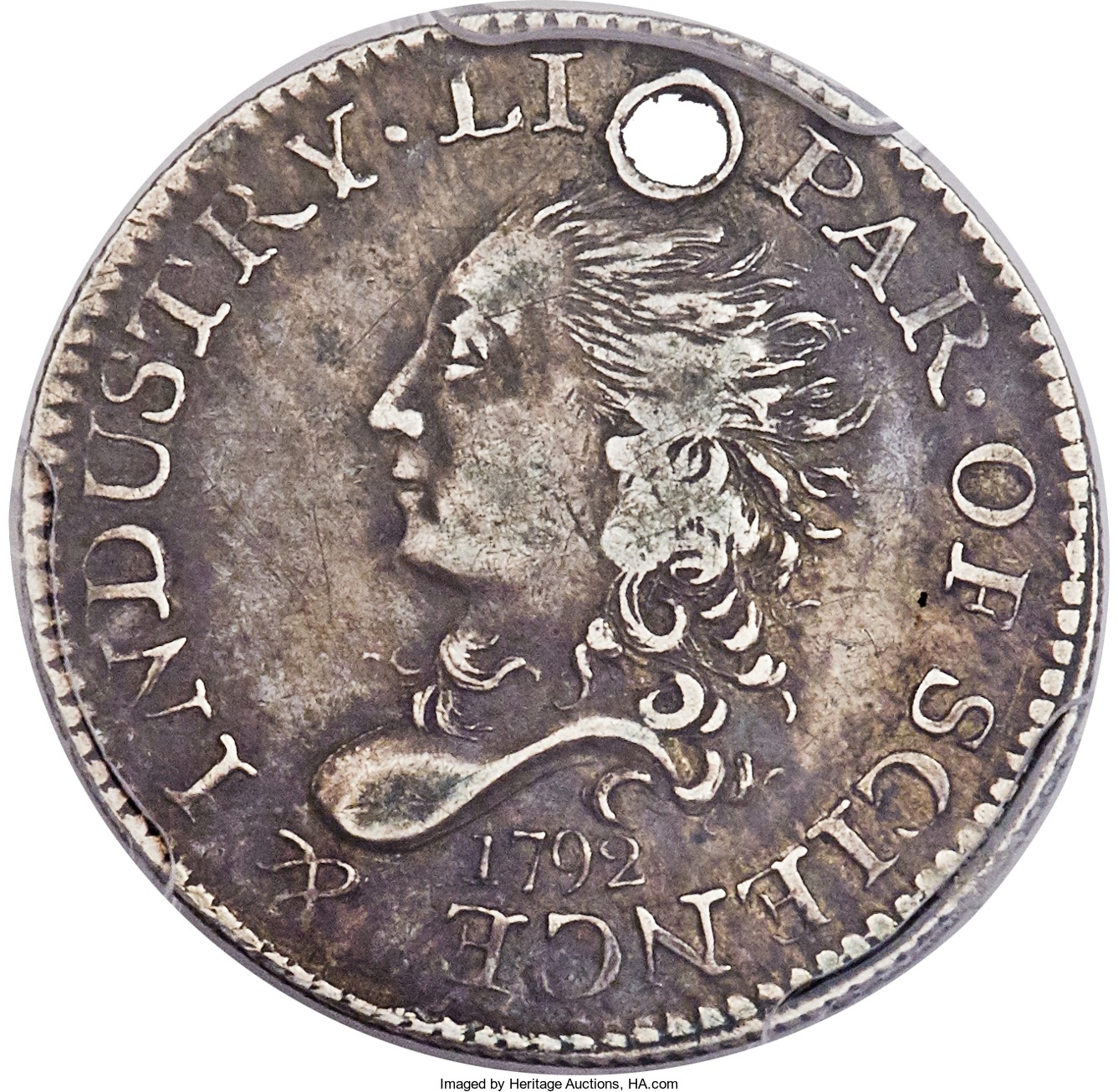1792 Half Disme hole O.jpg