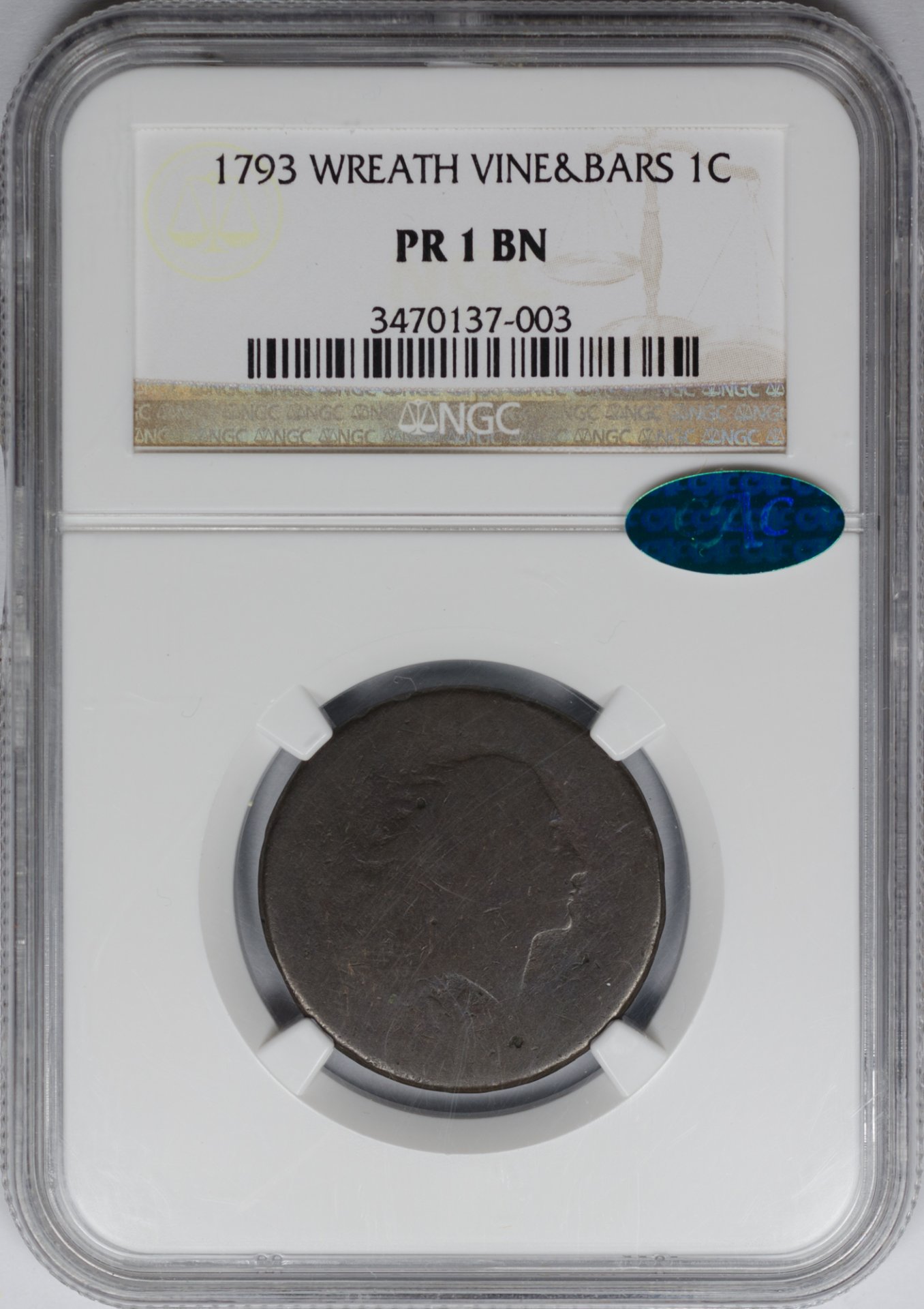1793 1c ms1 ngc brown, wreath vine & bars 3470137-003 cac obv slab.jpeg