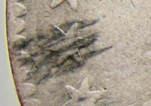 1794 Half Dollar - OBV Star 2 - stain close- up - 1.jpeg