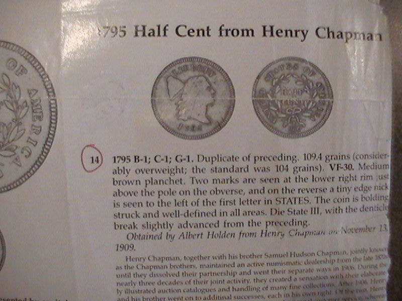 1795 half cent original Norweb catalogue description - 1.jpg
