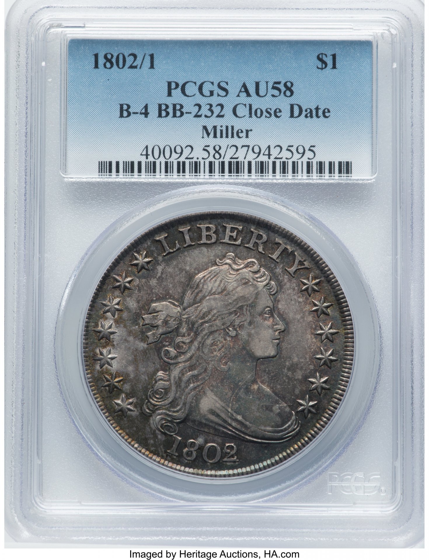 1802 slash 1 $1 Narrow Date, B-4, BB-232, R.3, AU58 PCGS_lf3.jpg