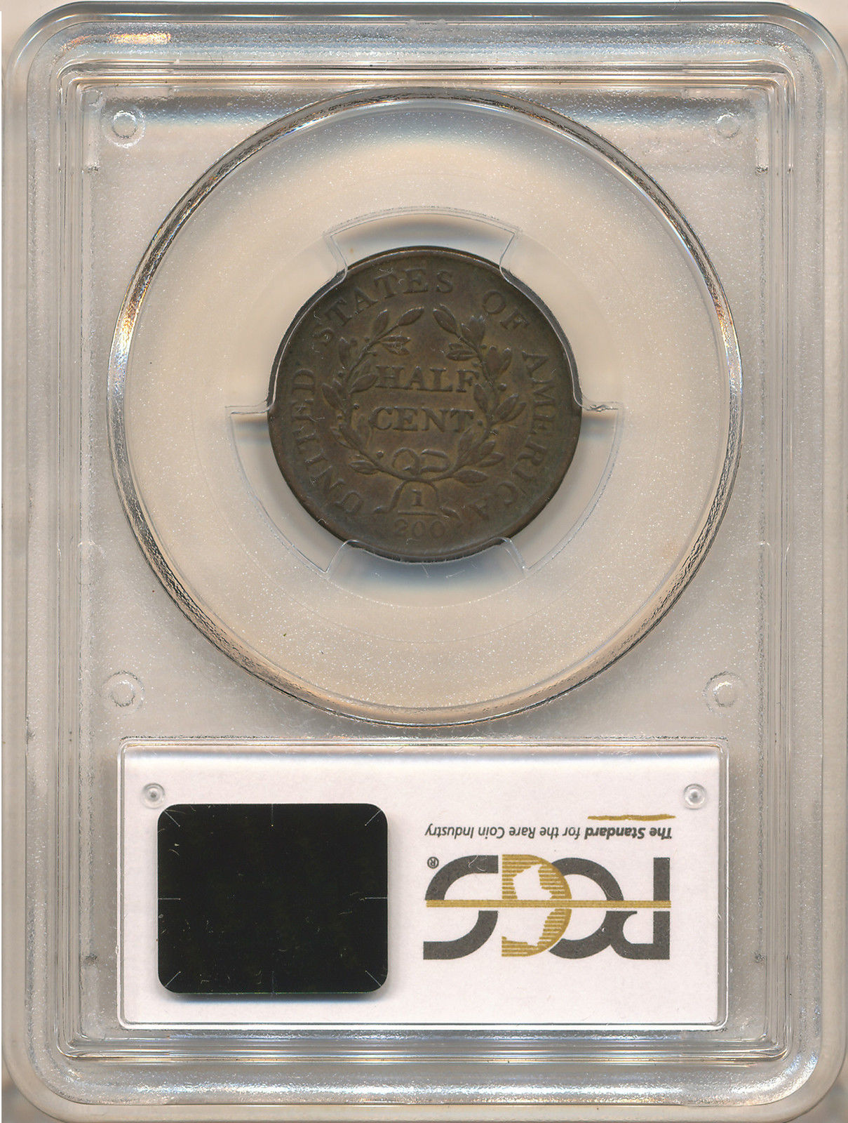 1806 SMALL 6 NO STEM HALF CENT VF25 PCGS CAC 29262275 Rev Slab Seller.jpg