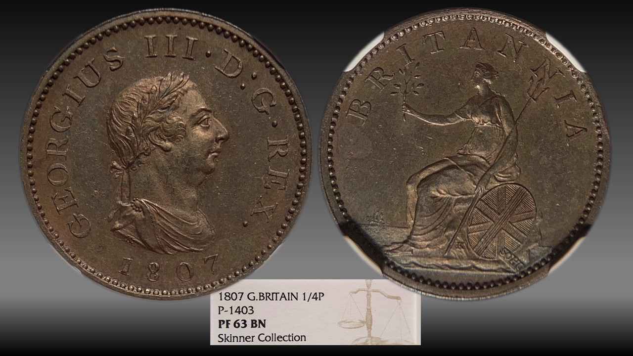 1807 Soho G. Britain Proof Restrike Farthing P-1403 NGC PF-63 BN.jpg