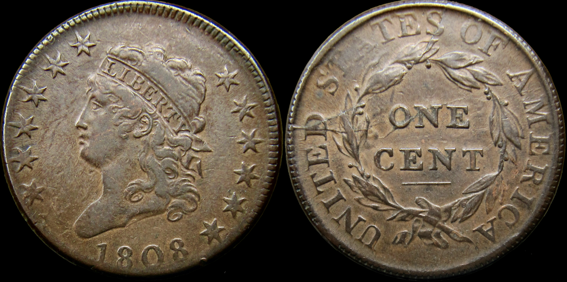 1808 Cent S-277  ex Peus - OBV:REV - VGP - NEW October 2021 - BEST - Blsack background.png