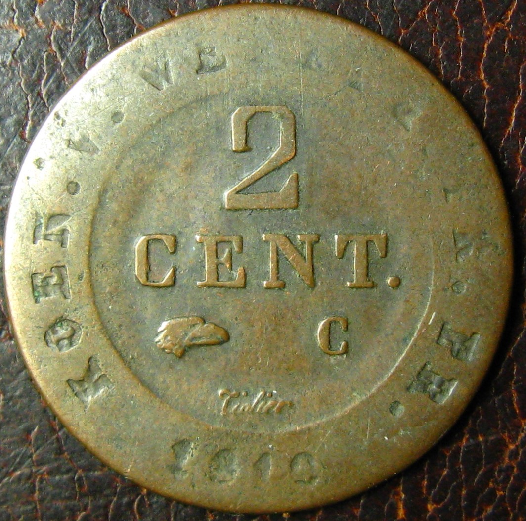 1810, 2 Centimes, reverse.JPG