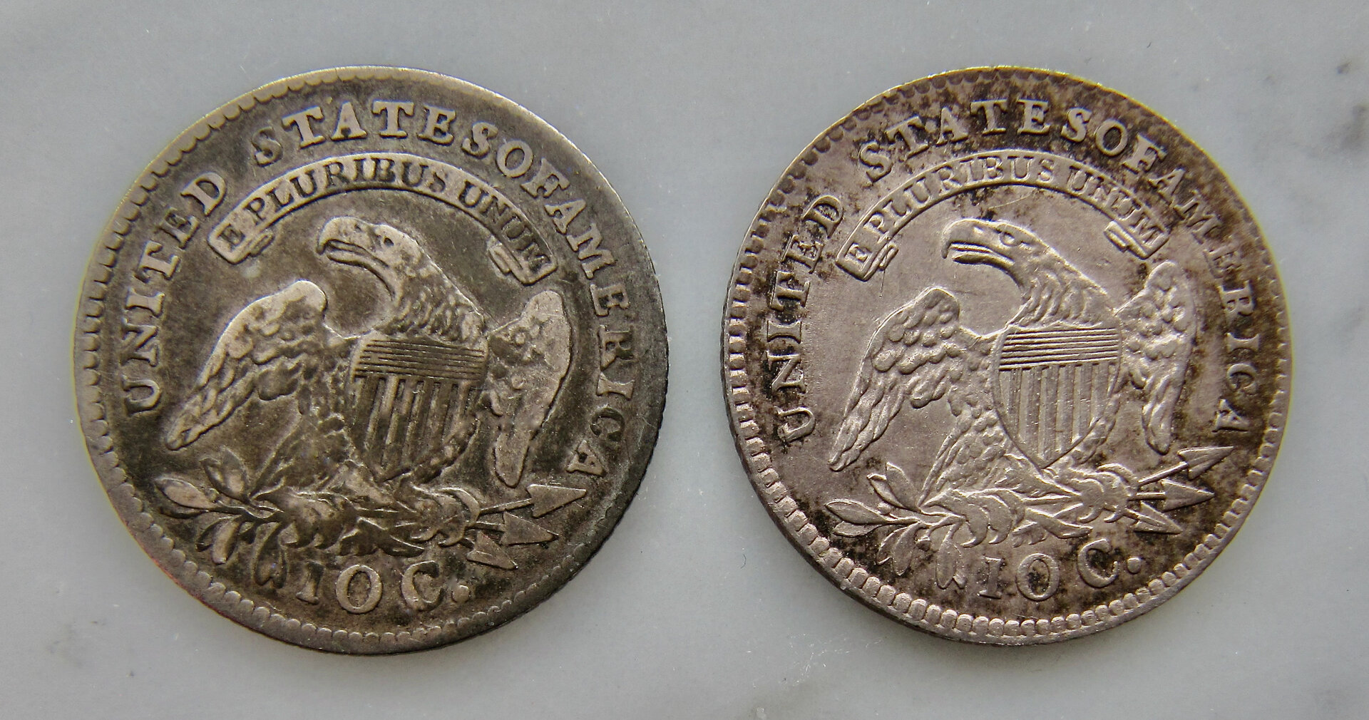 1814 Dime JR-5 - VF20 and AU55 examples - OBV - GP! - 2022 - 1.jpeg