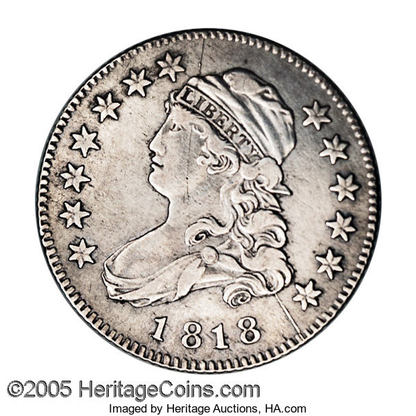 1818 Quarter Cleaned XF Details B-4 OBV.jpg