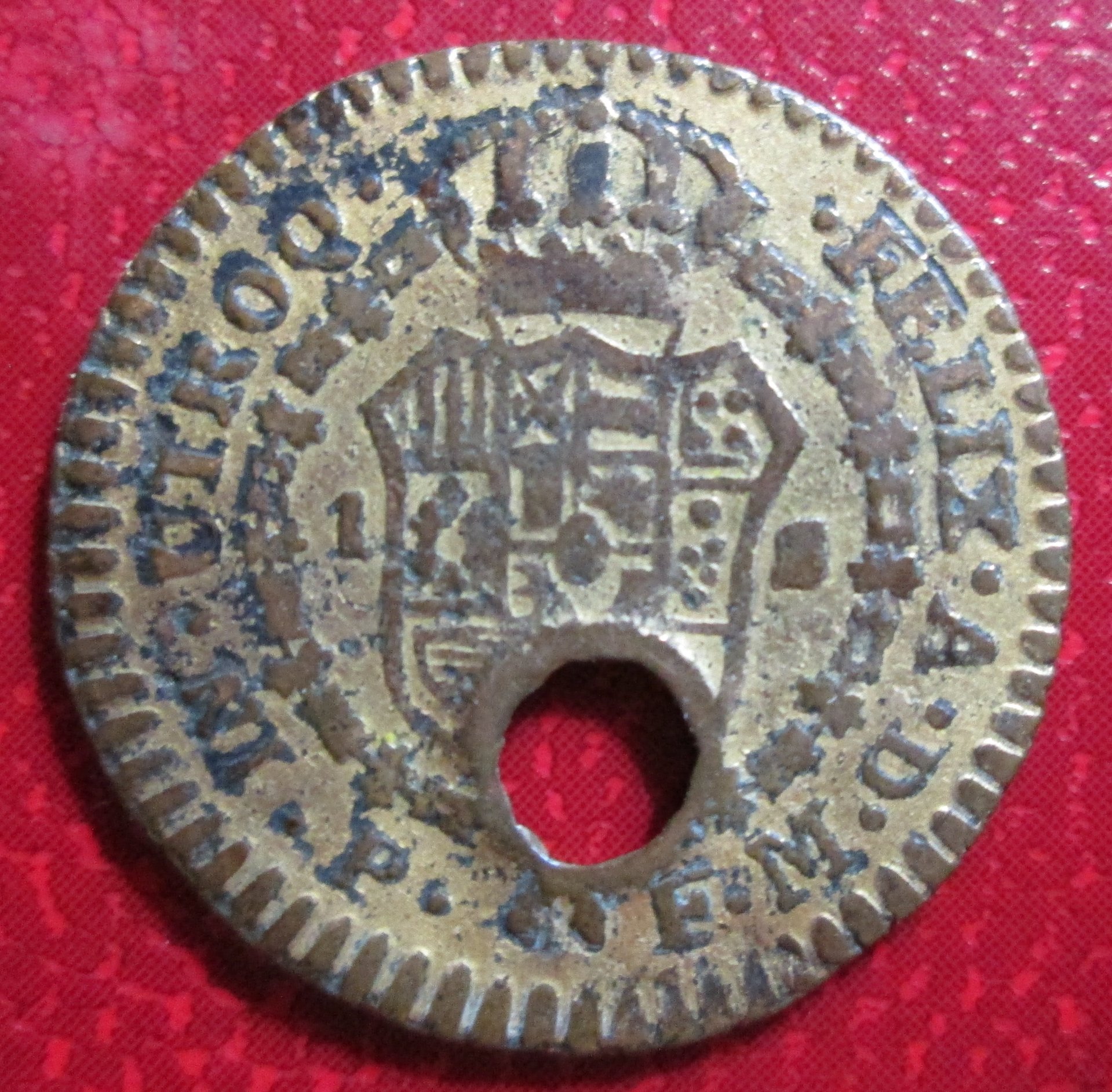 1819 New Granada 1 Escudo Rev.JPG