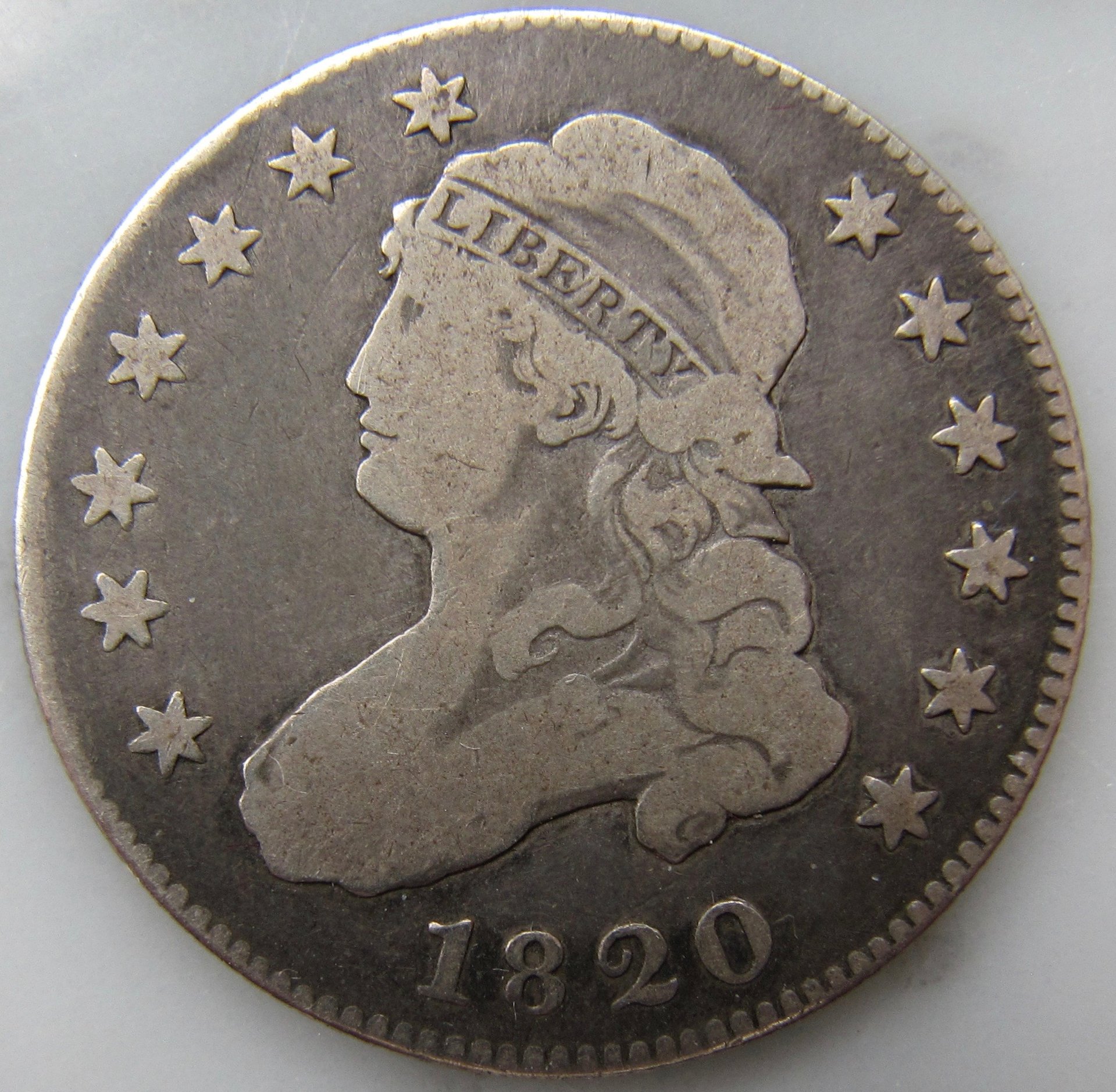1820 Capped Bust Quarter - Obv - 1.jpg