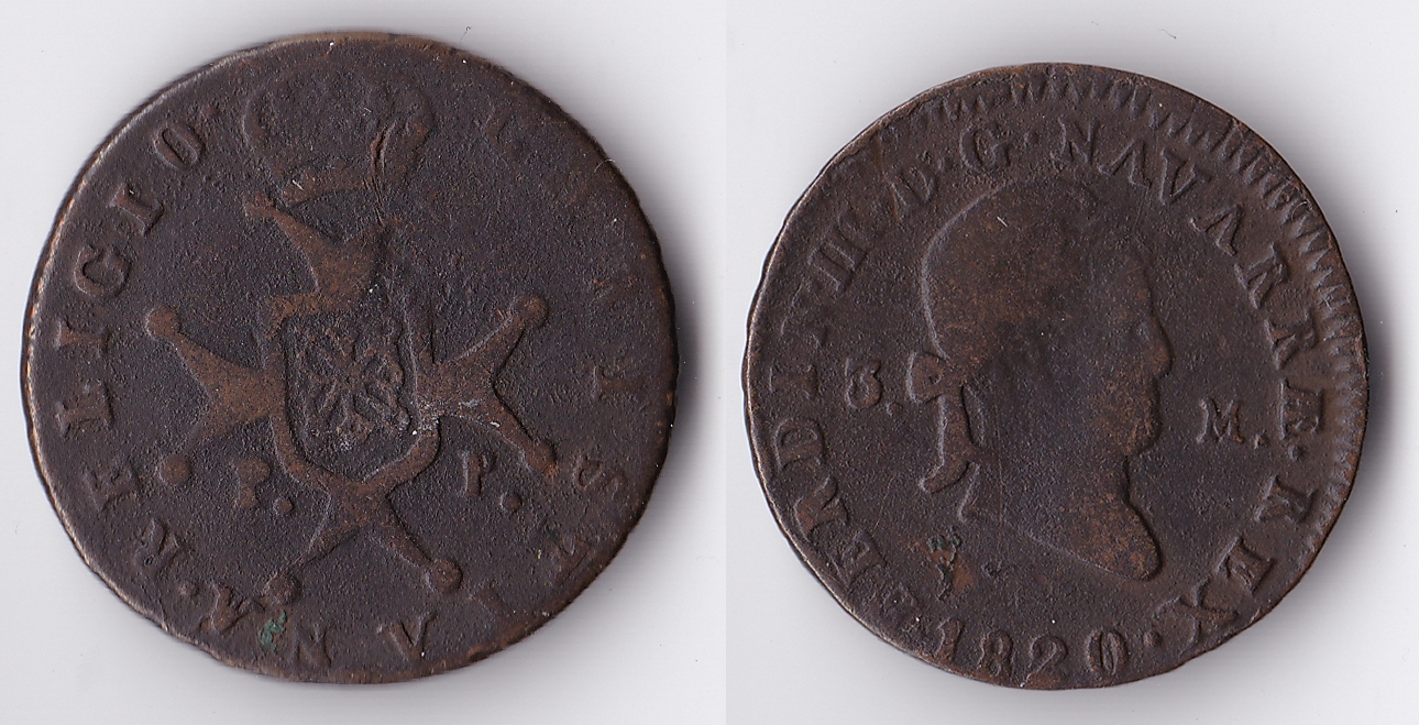 1820 navarre 3 maravedis.jpg
