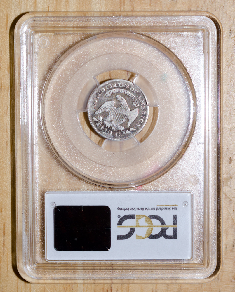 1825 10C DIME - CAPPED BUST, LARGE SIZE PCGS VG10 30362860 CAC Rev Slab Seller.jpg