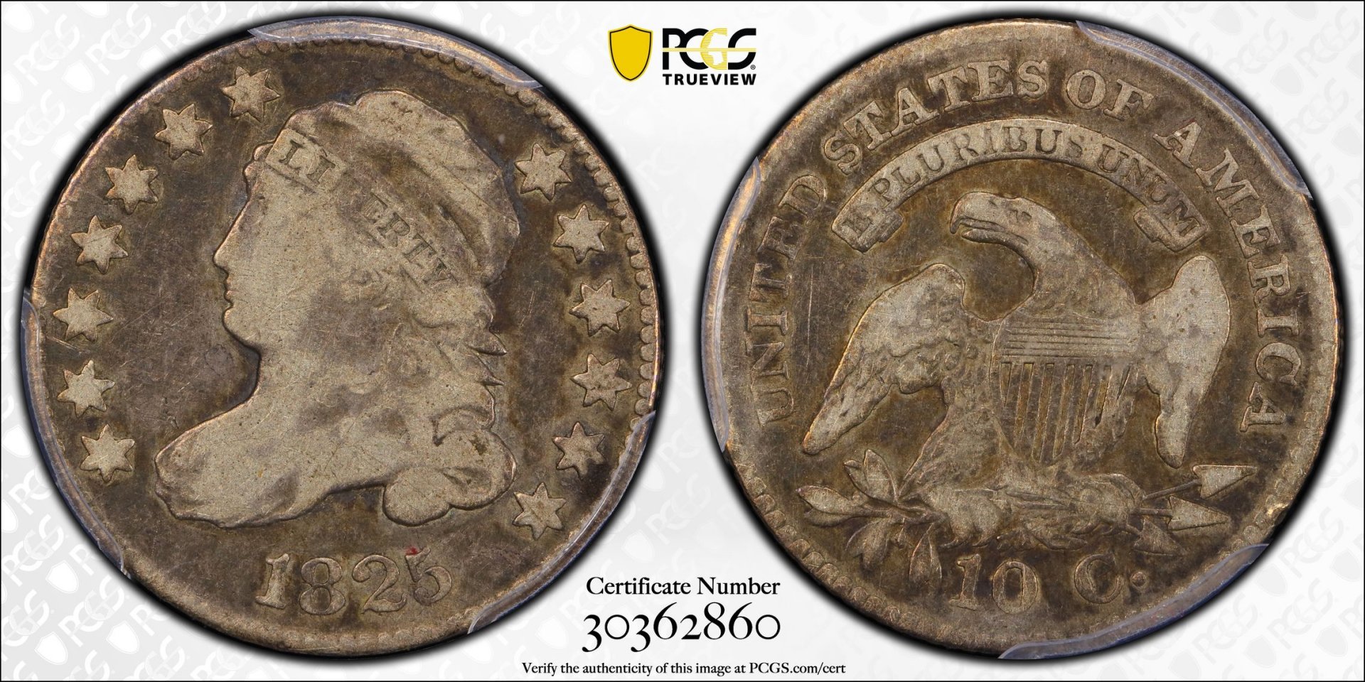 1825 10C Dime - Capped Bust, Large Size PCGS VG10 30362860 CAC TrueView Full.jpg